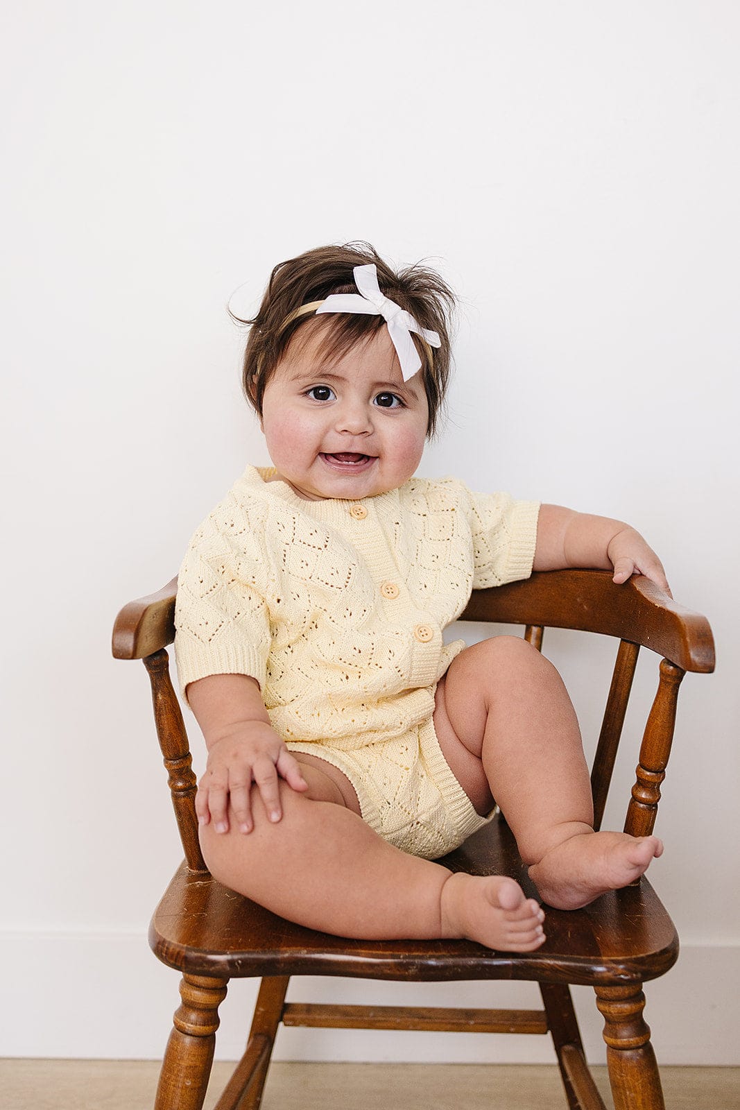Yellow Cardigan Bloomer Set - Image 2