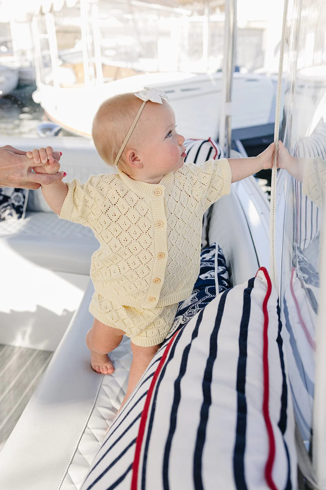 Yellow Cardigan Bloomer Set - Image 3