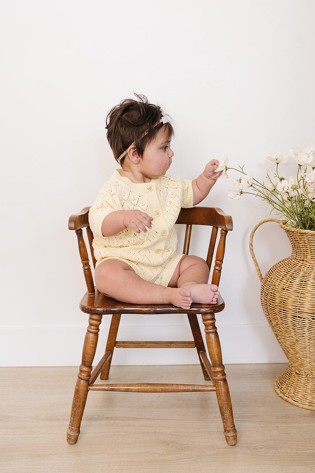 Yellow Cardigan Bloomer Set - Image 5