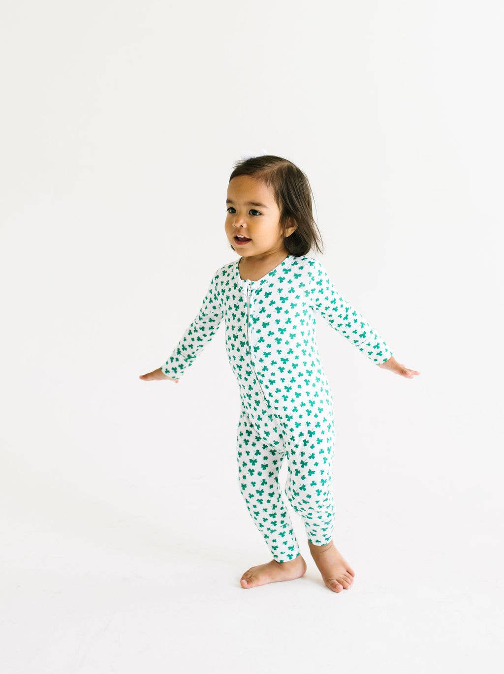 Bamboo Coverall with Zipper - Shamrock - Image 2